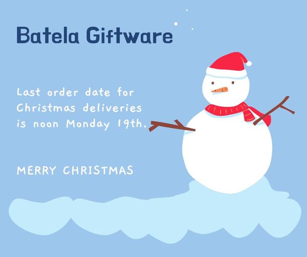 Last Xmas Orders - 18 December