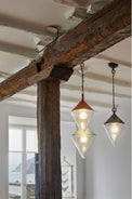 White Conical Buoy-Shaped Hanging Light (Large) Ceiling Lights From Europe Lamp Batela Giftware