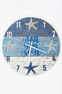 Clock with 'Sea you Soon' Motto From Europe Batela Giftware