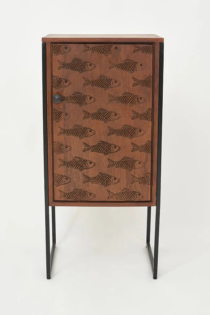 Fish Decorated Bedside Cabinet Display From Europe Furniture Home Decoration Batela Giftware