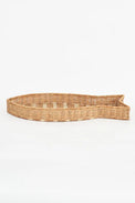 Large Fish-shaped Rattan Tray Driftwood From Europe Kitchen Batela Giftware