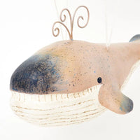 Whale with Blue/White Parachute Figurines Batela Giftware