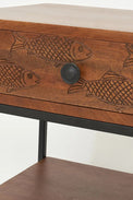 Fish Decorated Side Table Display From Europe Furniture Home Decoration Batela Giftware