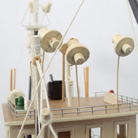 Fishing Boat, Blue and Cream - Model Boat Fishing Boats price-change-job-active Batela Giftware