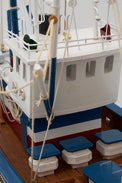 Large Tuna Fishing Boat in Blue - Model Boat Fishing Boats price-change-job-active Batela Giftware