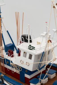 Large Tuna Fishing Boat in Blue - Model Boat Fishing Boats price-change-job-active Batela Giftware