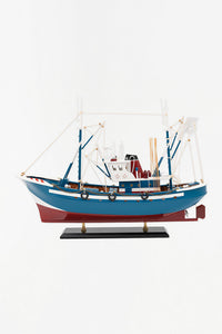 Large Tuna Fishing Boat in Blue - Model Boat Fishing Boats price-change-job-active Batela Giftware