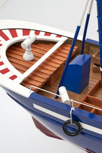 Tuna Fishing Boat III - Model Boat - Blue Fishing Boats Batela Giftware