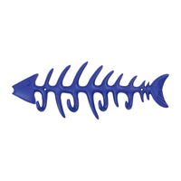 Marine Blue Metal Fishbone Coat Rack Coat Racks & Hooks Batela Giftware