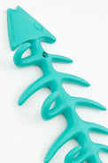 Turquoise Blue Metal Fishbone Coat Rack Coat Racks & Hooks Batela Giftware