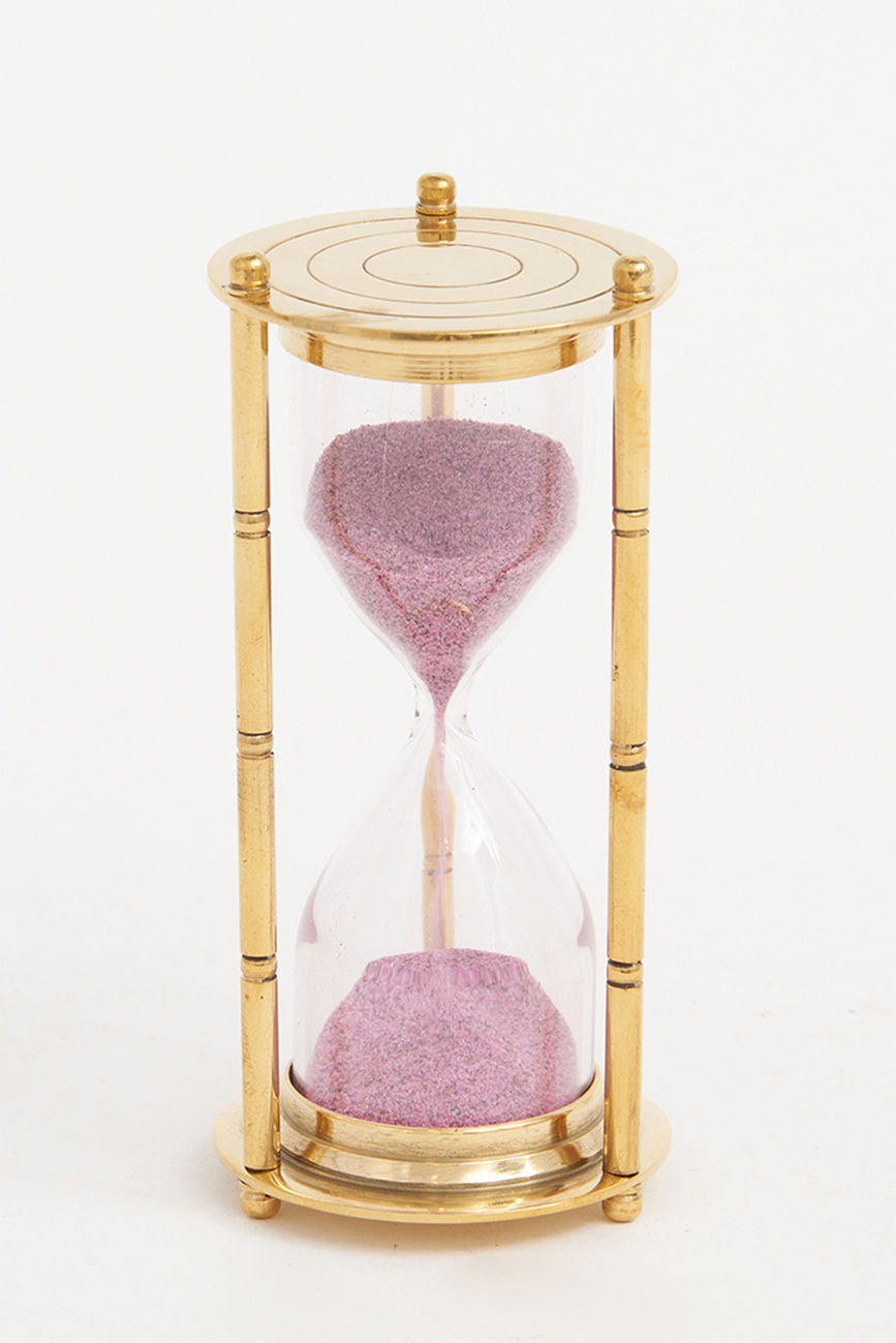 Brass Hourglass Desktop Batela Giftware