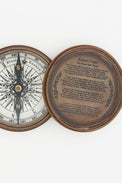 Compass with Leather Case Nautical Office Decoration price-change-job-active Batela Giftware