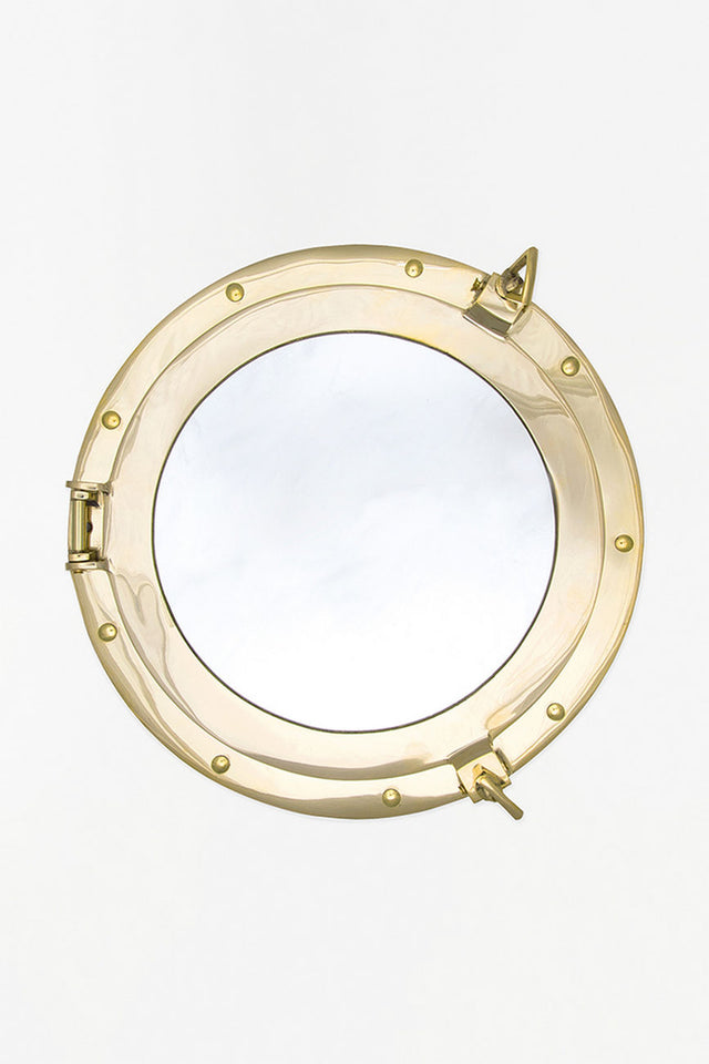 Brass Porthole Mirror, Medium Nautical Office Decoration Batela Giftware