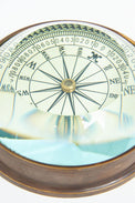 Compass with Magnifying Glass Nautical Office Decoration Batela Giftware