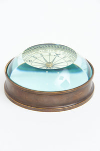 Compass with Magnifying Glass Nautical Office Decoration Batela Giftware