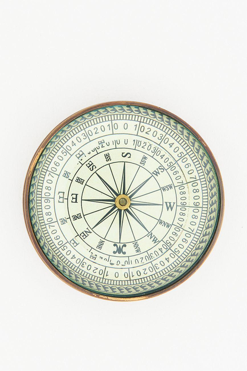 Compass with Magnifying Glass Nautical Office Decoration Batela Giftware