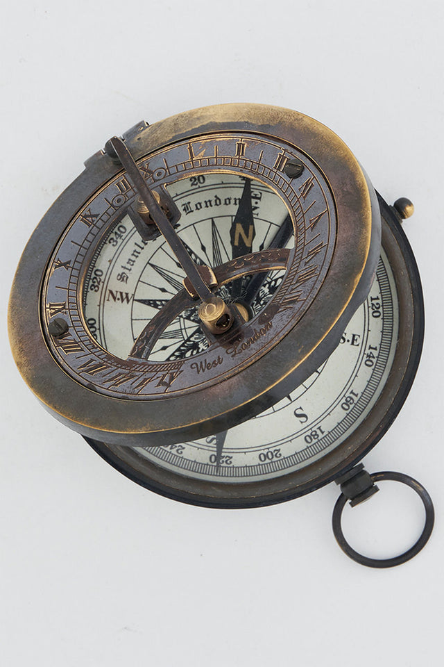 Sundial with Compass Nautical Office Decoration price-change-job-active Batela Giftware