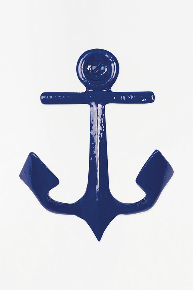 Anchor Coat Hook - Blue Coat Racks & Hooks Batela Giftware