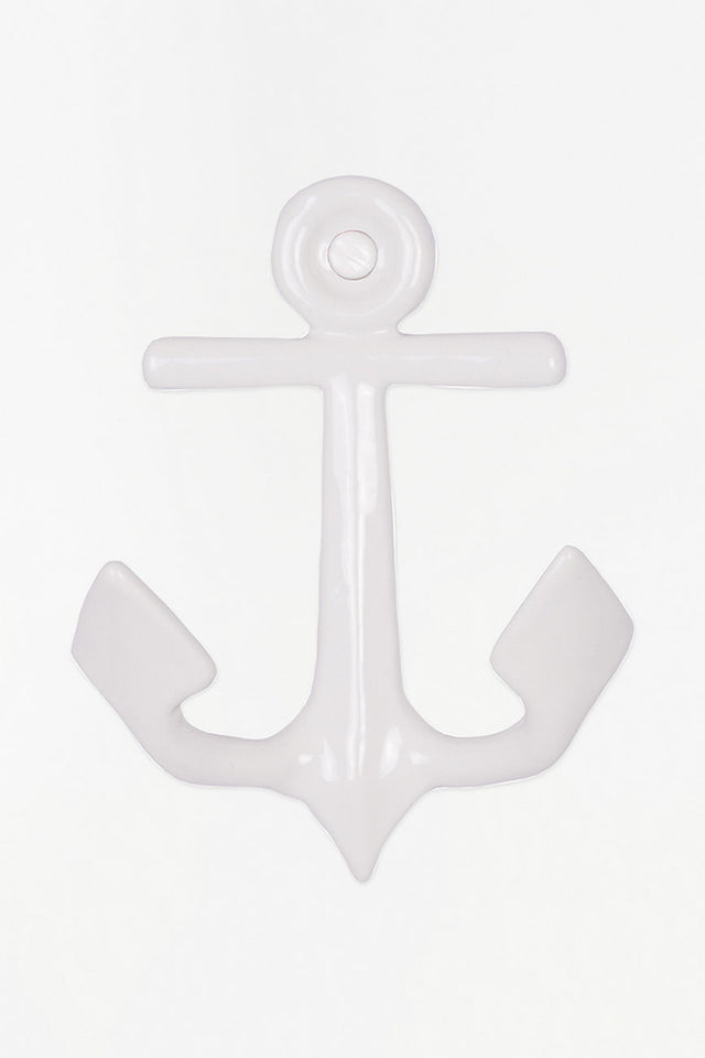 Anchor Coat Hook - White Coat Racks & Hooks Batela Giftware