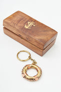 Lifebelt Key Ring with Wooden Box Key Ring Batela Giftware