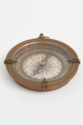 Brass Stanley London Pocket Compass Nautical Office Decoration Batela Giftware