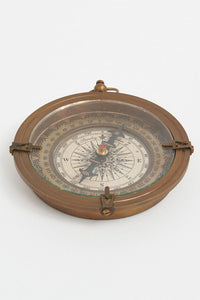 Brass Stanley London Pocket Compass Nautical Office Decoration Batela Giftware