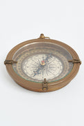 Brass Stanley London Pocket Compass Nautical Office Decoration Batela Giftware