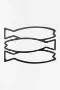 Three-Fish Aluminium Trivet Cork Batela Giftware