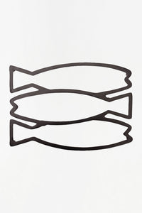 Three-Fish Aluminium Trivet Cork Batela Giftware