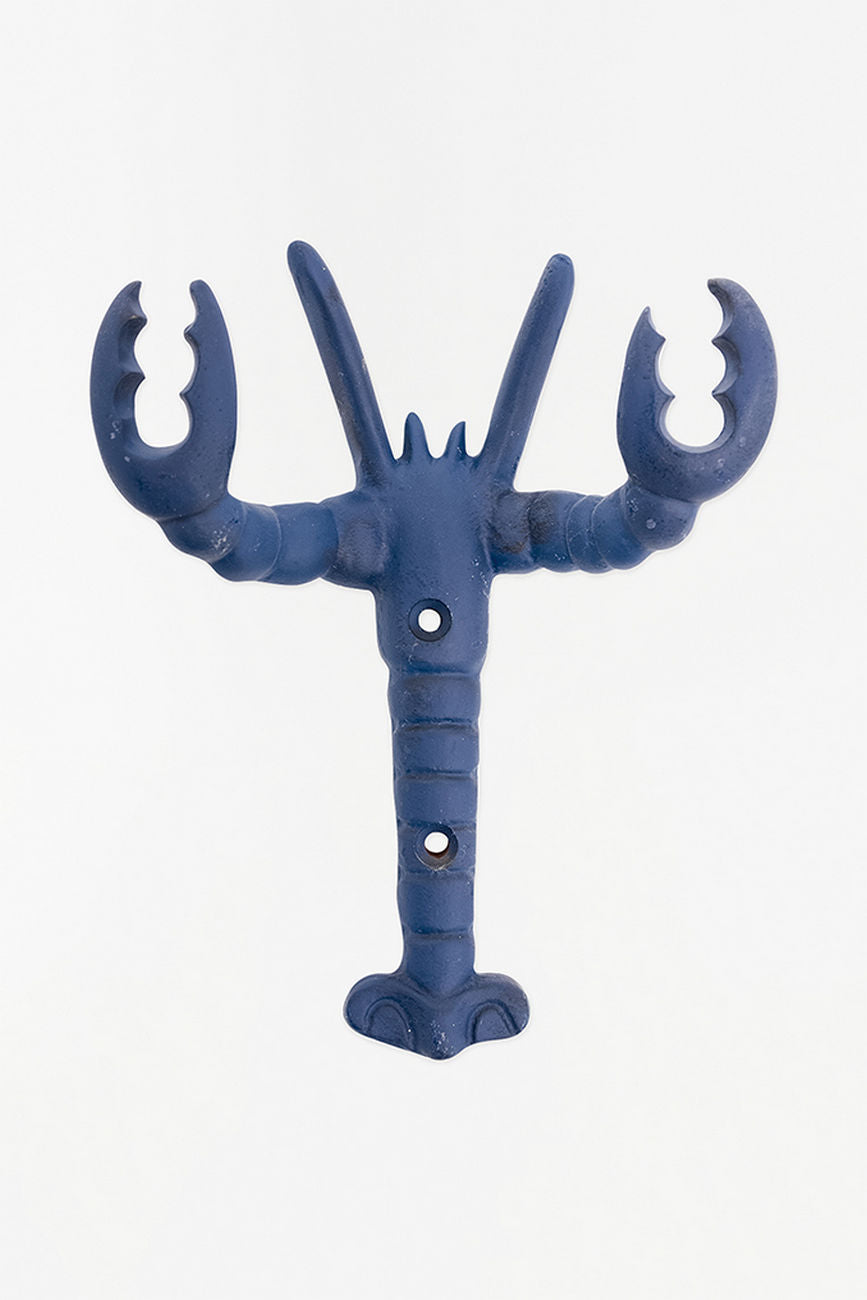 Coat Hook - Lobster in Blue Coat Racks & Hooks Batela Giftware