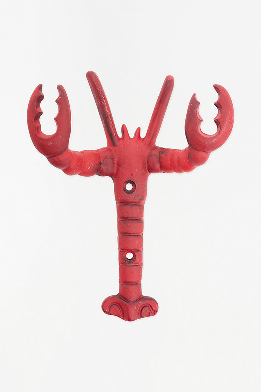 Coat Hook - Lobster in Red Coat Racks & Hooks Batela Giftware