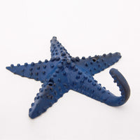 Starfish Metal Coat Hook (Blue) Coat Racks & Hooks Batela Giftware