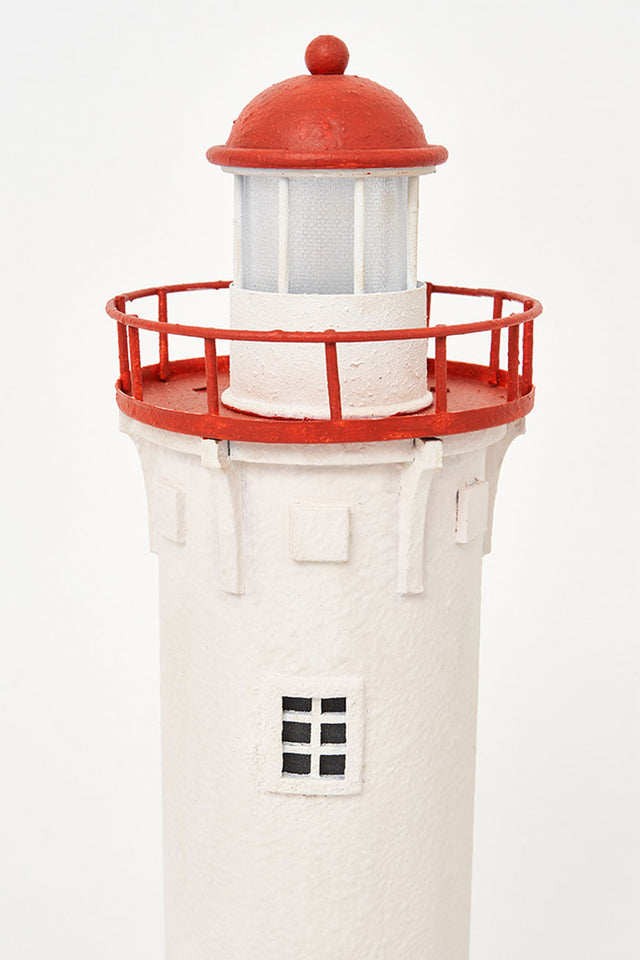 Wooden LED Red/White Lighthouse Lighthouses Batela Giftware