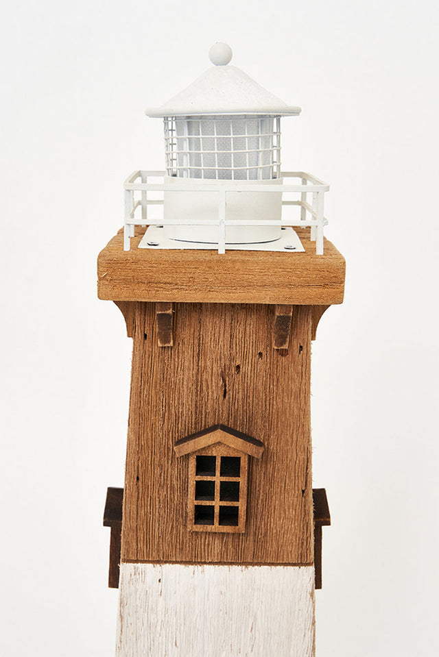 LED Wooden Lighthouse Battery Lighthouses Batela Giftware