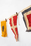 Vintage Nautical Signal Flags Bunting - Large Flag Home Decoration Batela Giftware