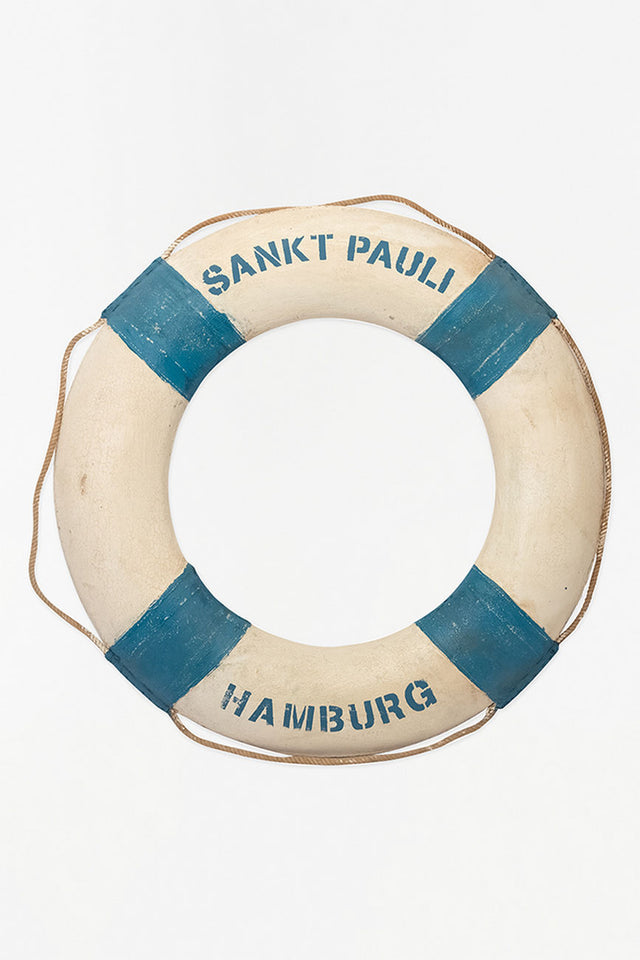 Antique Lifebelt - Sankt Pauli - Full Size Nautical Office Decoration Batela Giftware