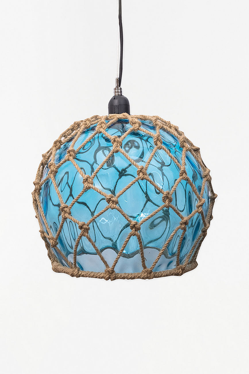 Rope Ceiling Light - Buoy Style (Blue) Ceiling Lights Lamp Batela Giftware