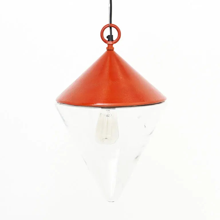 Red Conical Buoy-Shaped Hanging Light (Large) Ceiling Lights Lamp Batela Giftware