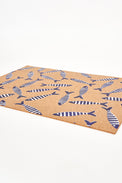 Cork Table Mat with Shoal of Striped Fish - Oblong Cork Batela Giftware