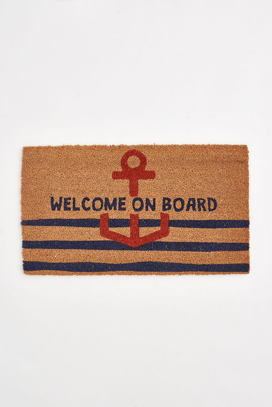 Welcome On Board Door Mat Doormats Batela Giftware