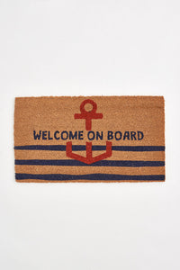 Welcome On Board Door Mat Doormats Batela Giftware