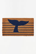 Whale's Tail Door Mat Doormats Batela Giftware