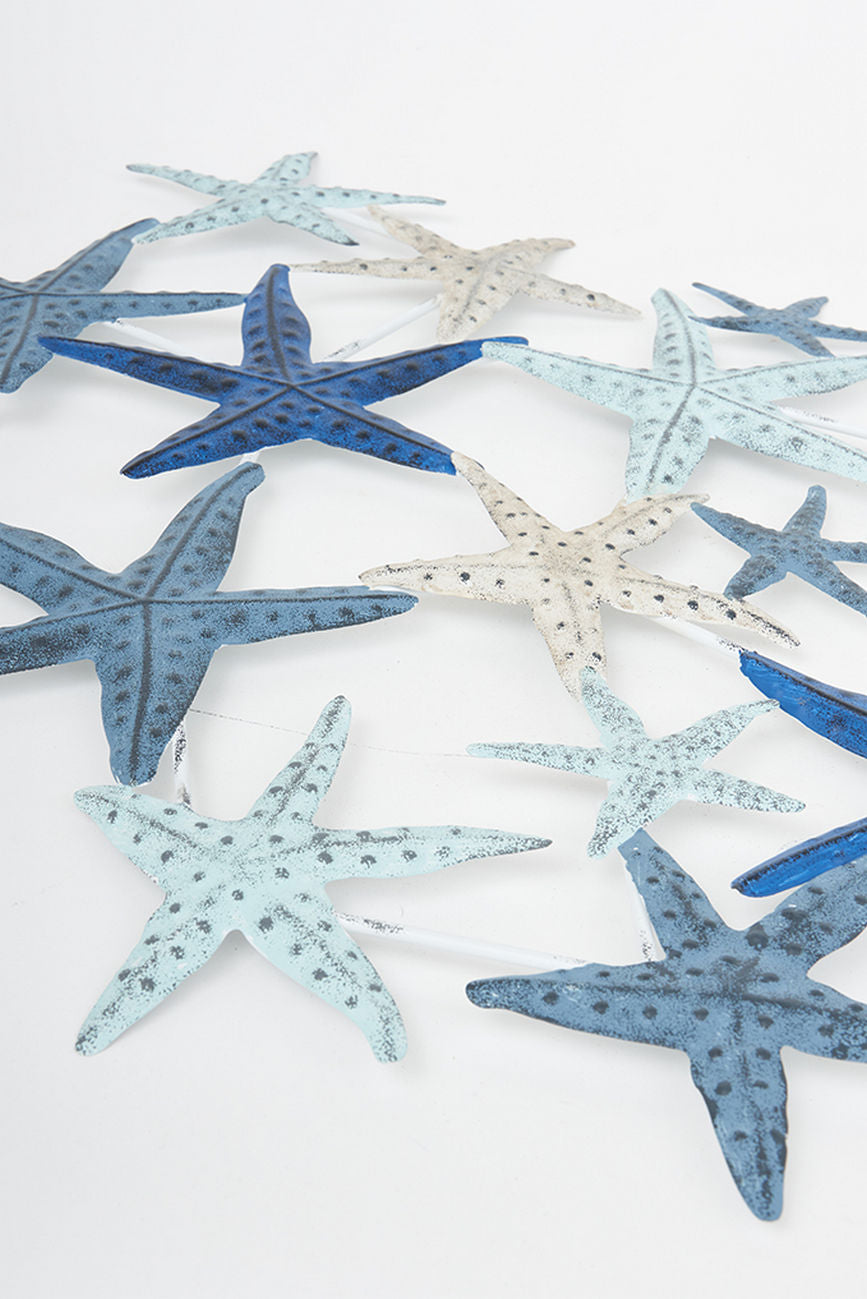 Starfish Wall Art Hanging Driftwood Ornaments Batela Giftware