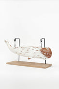 Large Sperm Whale Ornament on Stand (White) Marine Mammals Batela Giftware