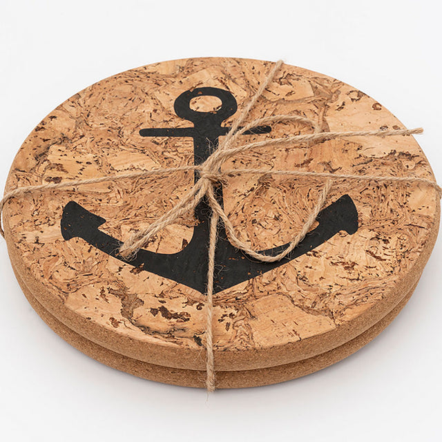 Cork Anchor Table Mat - Large - (Set of 4) Cork Batela Giftware