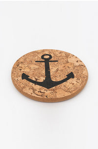 Cork Anchor Table Mat - Large - (Set of 4) Cork Batela Giftware