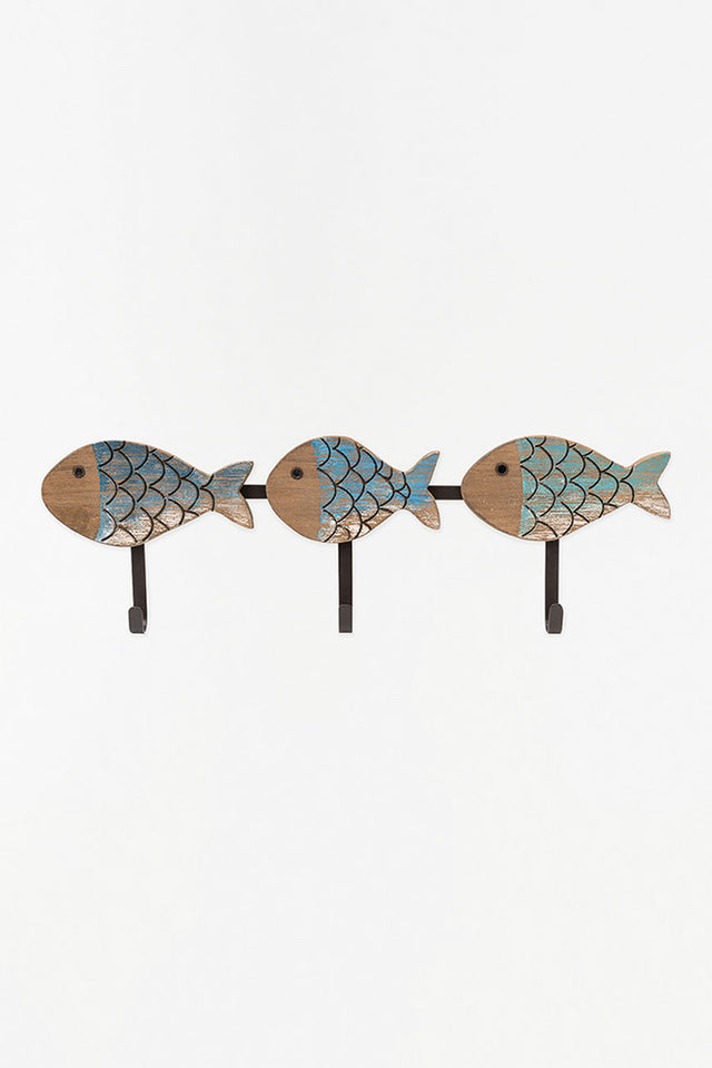 Fishes Coat Hook Set Coat Racks & Hooks Batela Giftware