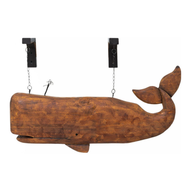 Wooden Sperm Whale (for Wall Hanging) Driftwood Ornaments price-change-job-active Batela Giftware