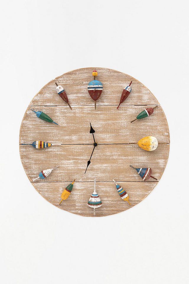 Fishing Floats Wall Clock Clock Wall Clock Batela Giftware