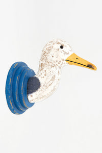 Wooden Bird's Head Coat Hook (Seagull) Driftwood Ornaments Batela Giftware